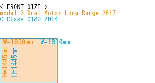 #model 3 Dual Motor Long Range 2017- + C-Class C180 2014-